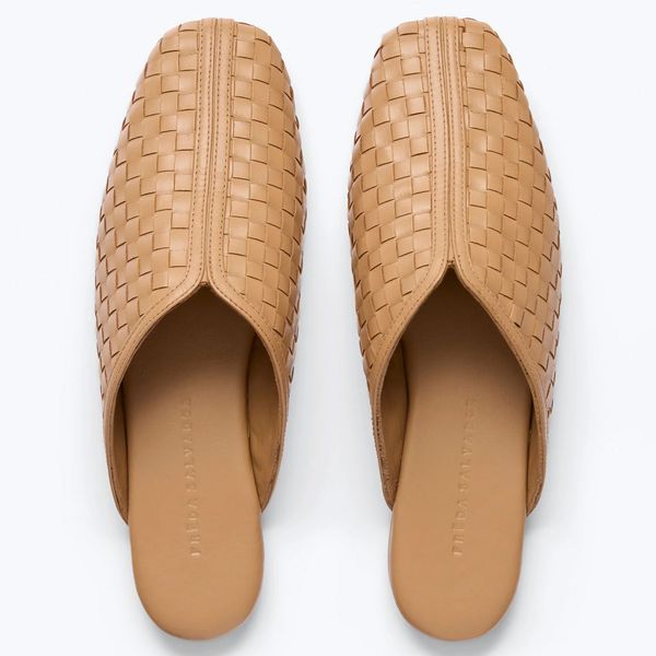 Fred Salvador Saanvi Woven Leather Slide