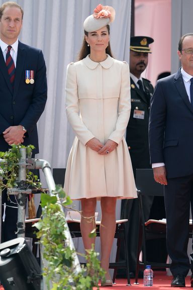 The Duke and Duchess of Cambridge attend a Ceremony to commemorate the 100th anniversary of the start of WW1