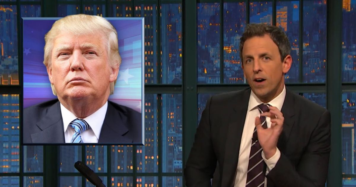 Stephen Colbert And Seth Meyers Hilariously Dissect Donald Trump S New Jersey 9 11 Cheerers Lie