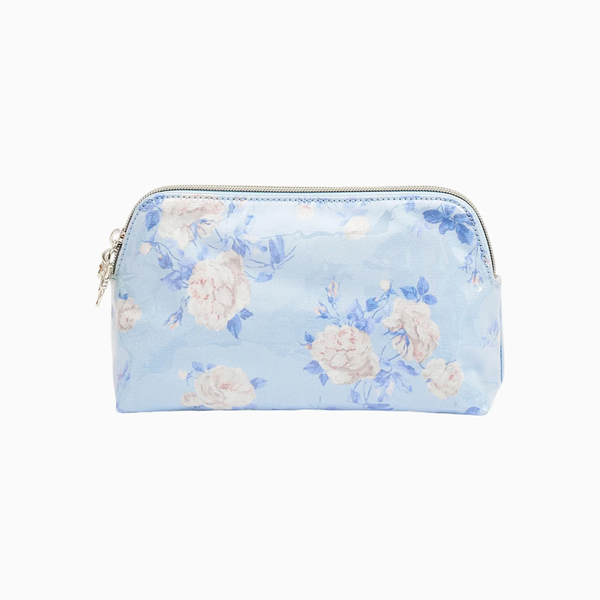LoveShackFancy Printed Small Travel Pouch - Whisper Blue