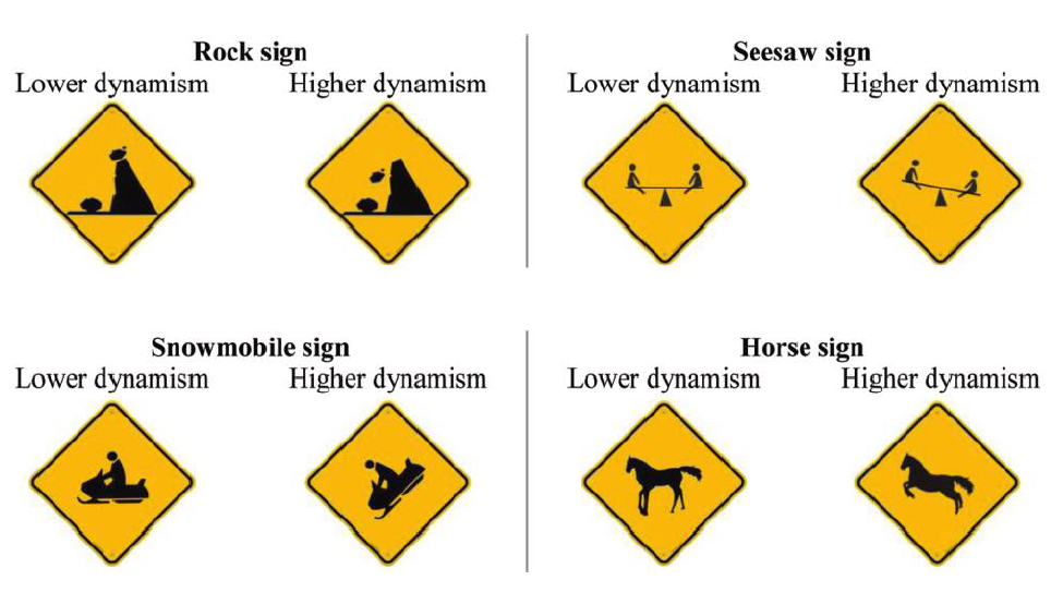 road warning signs