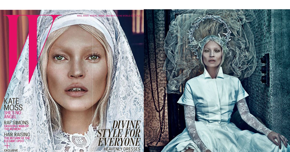 First Look: Kate Moss Demonized for W's March Issue