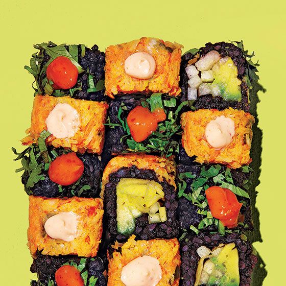 Beyond Sushi's vegan rolls.