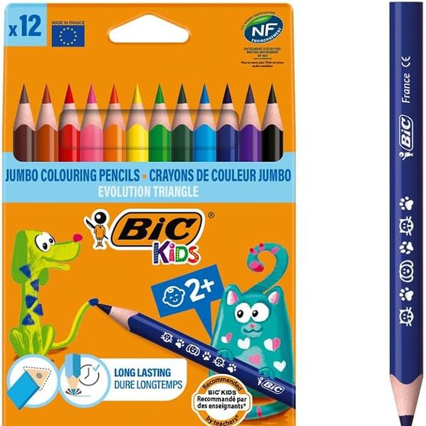 BIC Kids Evolution Triangle Colored Pencils
