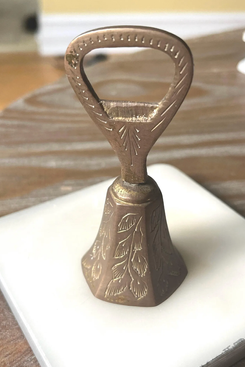 Brass Bell Bottle Cap Opener