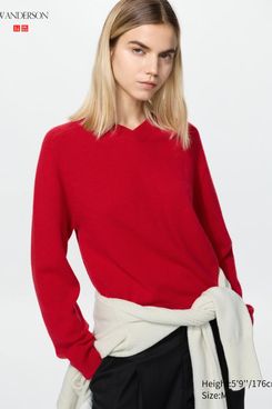 Uniqlo x JW Anderson Wool Cashmere V-Neck Short Sweater
