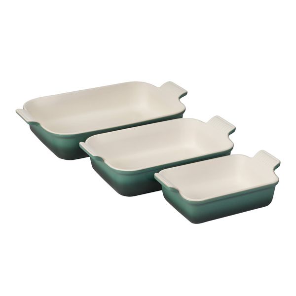 Le Creuset The Heritage Set of 3 Rectangular Baking Dishes
