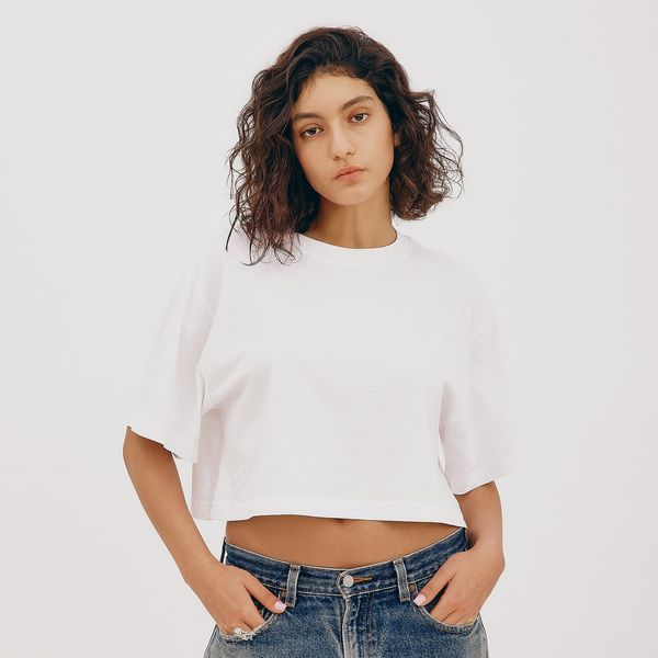 Organic Basics True Boxy Crop Tee