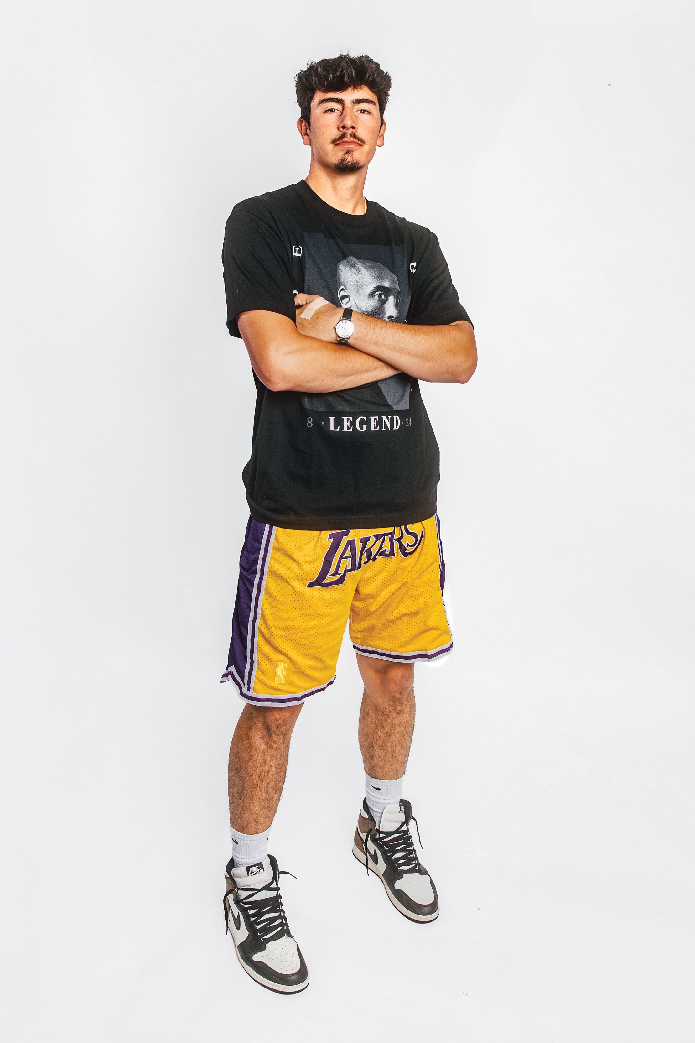 Jamie Jaquez Jr., college student, Los Angeles: What brings you here today? “I play basketball for UCLA, and we’re in New York for the ESPYs. We’re nominated for Game of the Year for our crazy overtime game versus Gonzaga. During COVID, without the fans, we were just pulling up to games in our sweat suits. But now that the fans and cameras are coming back, you have to look good again. Which is why we’re rolling through the streets, shopping.”