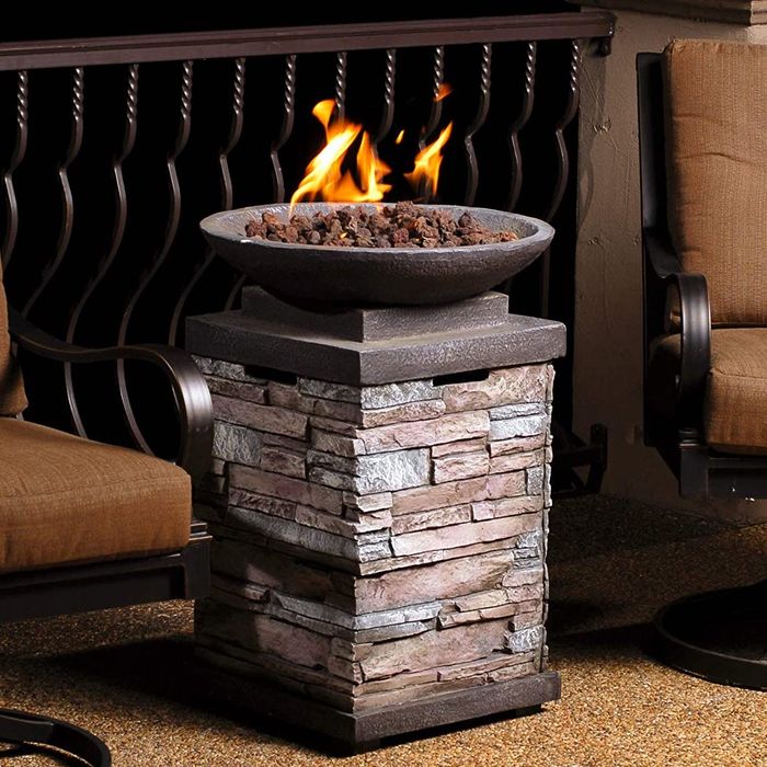 28 inch tabletop fire pit