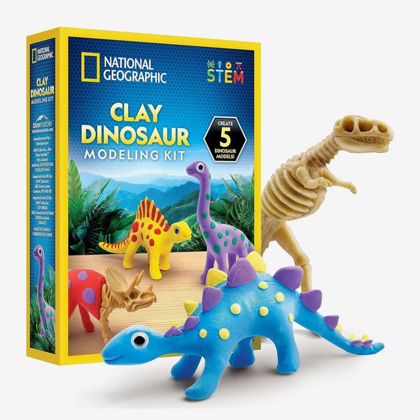 NATIONAL GEOGRAPHIC Clay Dinosaur Arts & Crafts Kit