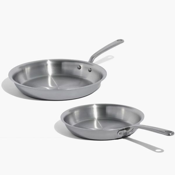 Made In Stainless Clad Frying Pan Set