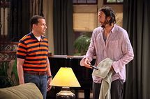 "Nice To Meet You, Walden Schmidt" -- Alan Harper (Jon Cryer) and Walden Schmidt (Ashton Kutcher) star on TWO AND A HALF MEN, Mondays (9:00-9:31 PM, ET/PT) on CBS.
Photo: Danny Feld/CBS/Warner Bros.
?2011 Warner Bros. Television. All Rights Reserved.