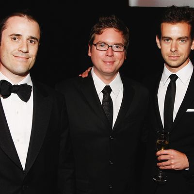 Evan Williams, Biz Stone and Jack Dorsey of Twitter attend Time's 100 Most Influential People in the World Gala at the Frederick P. Rose Hall at Jazz at Lincoln Center on May 5, 2009 in New York City.