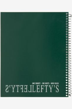 Lefty’s Left-Handed 8” x 10.5” Wide Ruled Spiral Notebook