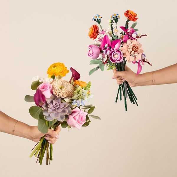 LEGO Botanicals x The Bouqs Co. Pretty Pink Flower Bouquet Gift Set