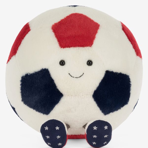 Jellycat Amuseables USA Soccer Ball Large Plushie