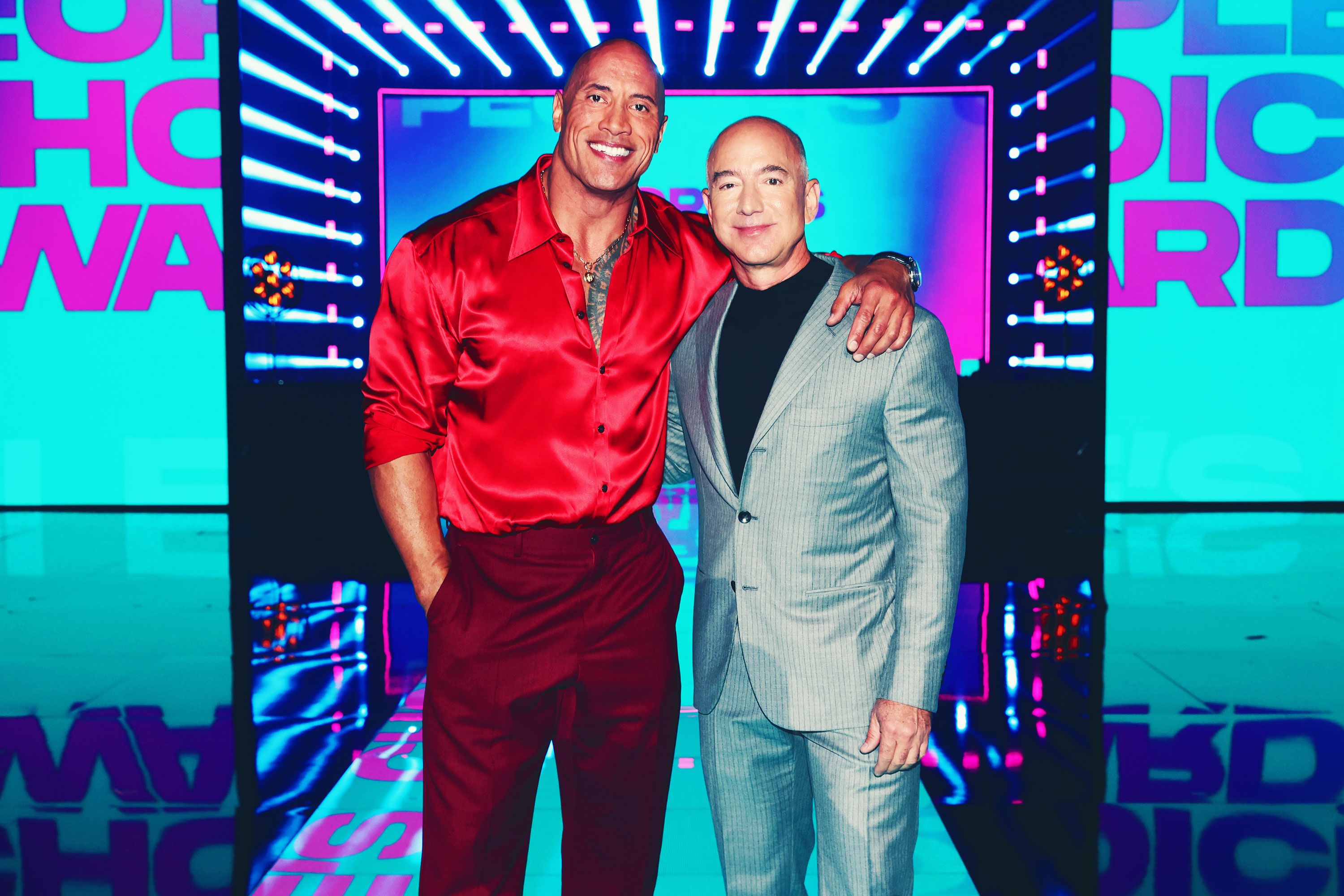 The Rock and Jeff Bezos Are Friends?