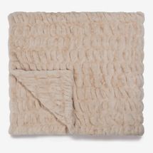 Lola Blankets Bondi Beige Blanket - Medium