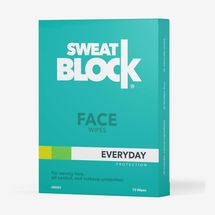 SweatBlock Antiperspirant Face Wipes for Men & Women