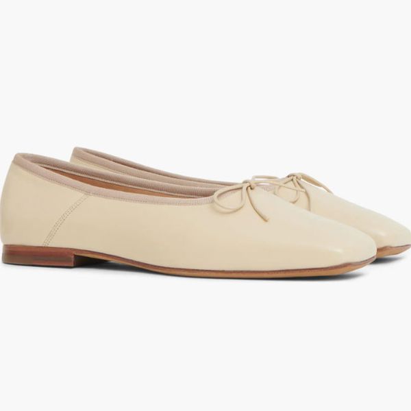 Mansur Gavriel Square Toe Ballerina Flat