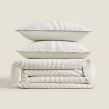 Zara Striped Seersucker Duvet Cover