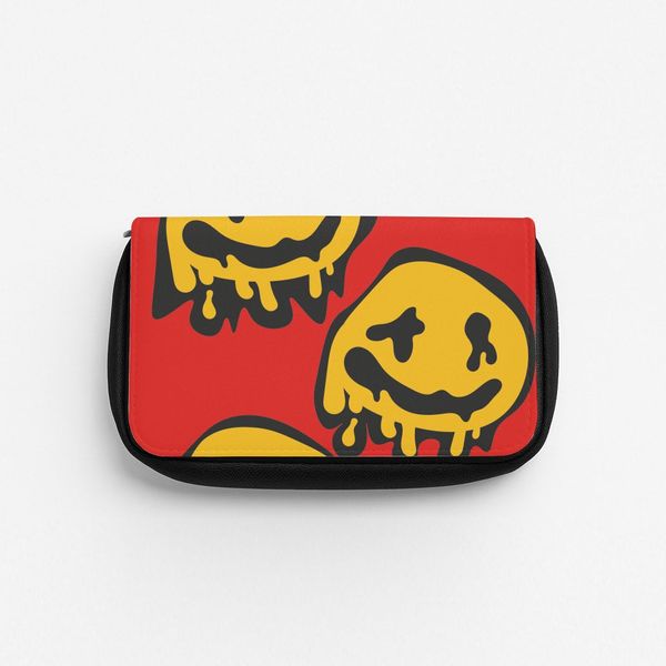 Dripping Smiley Skate Aesthetic Pencil Case