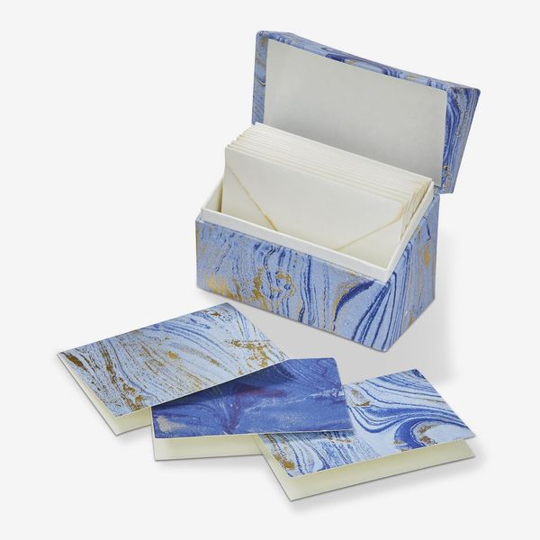 Tag Marble Finish Note Card Set