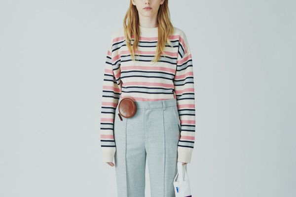 Ader Error Striped Long Sleeve Knitwear