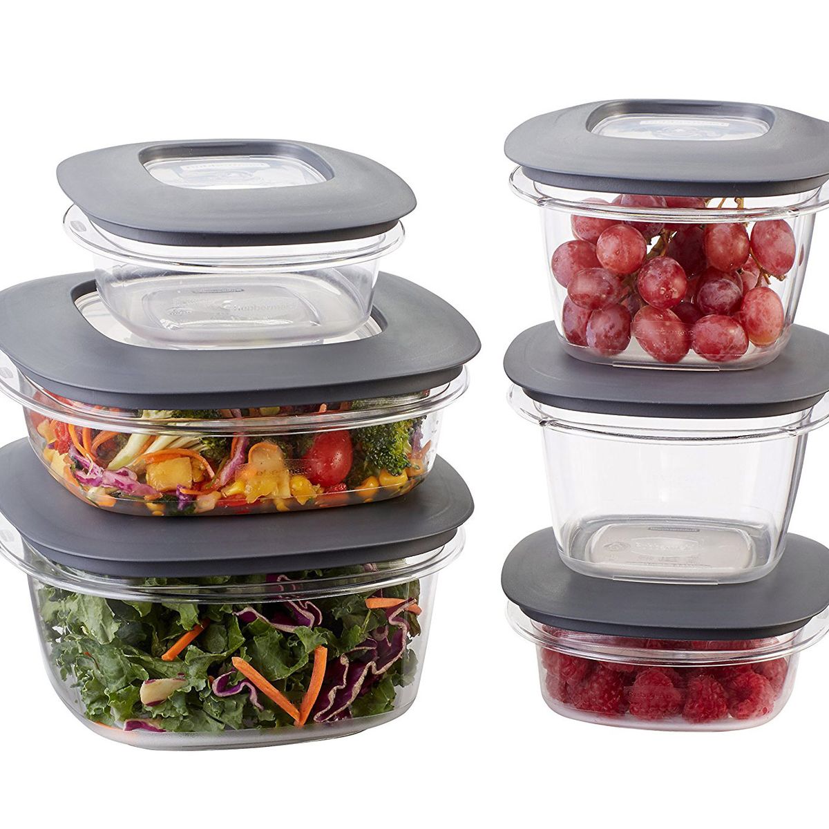 Grey for sale online Rubbermaid 2108373 Food Storage Container 28 Piece Set