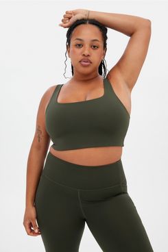 Girlfriend Collective Tommy Cropped Bra