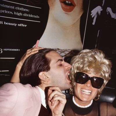 Marc Jacobs and Elizabeth Saltzman, having a blast back in the day.