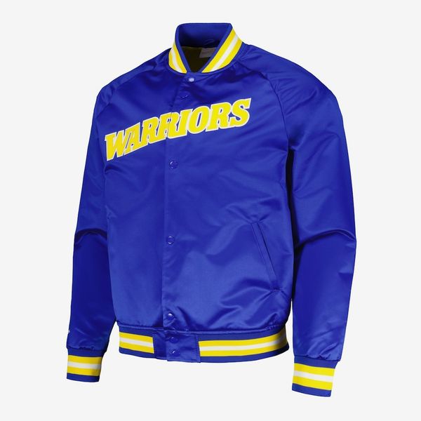 Mitchell & Ness Royal Hardwood Classics Throwback Warriors Jacket