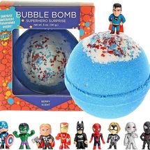 Two Sisters Bath Bomb with Superhero Toy