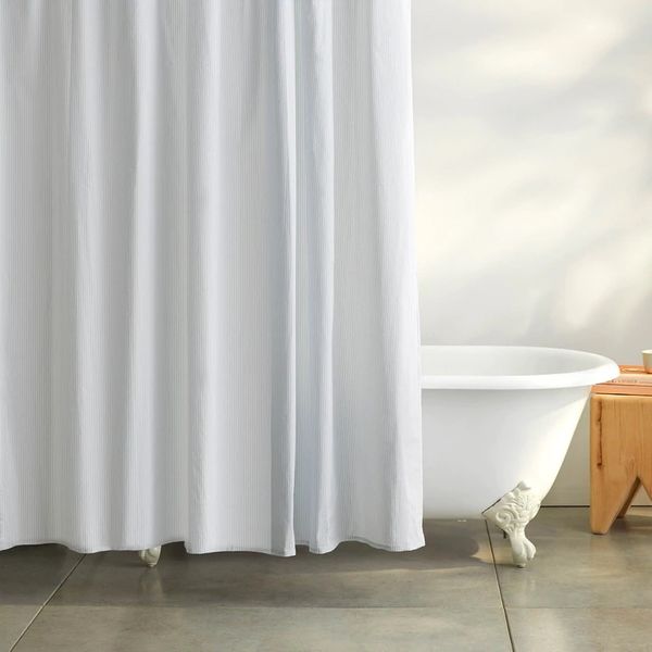 brooklinen minimalist shower curtain set