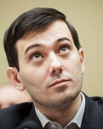 The now-cursed Martin Shkreli.