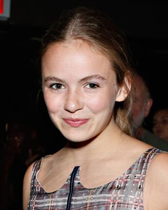 Actress Morgan Saylor attends the Honor fashion show during Mercedes-Benz Fashion Week Spring 2014 at Eyebeam on September 5, 2013 in New York City. 
