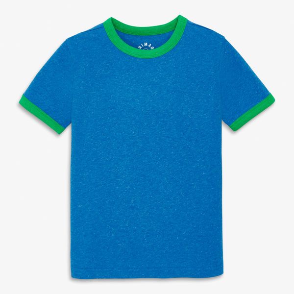 Primary Kids Heathered Ringer Tee