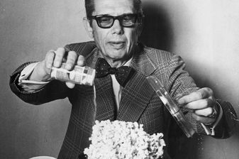 NOV 8 1972, NOV 9 1972; "Popcorn King" Shows Off Expansive Product; Orville Redenbacher claims more