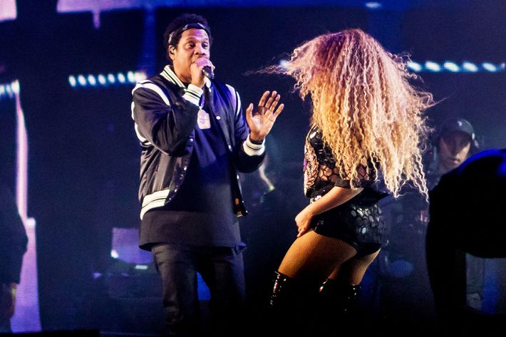 Jay-Z and Beyonce.