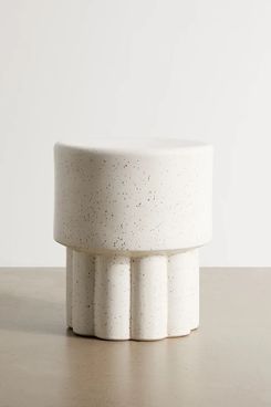 Mila Scallop Ceramic Stool