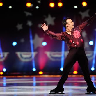 Brian Boitano skates during the P&G & Wal-Mart 