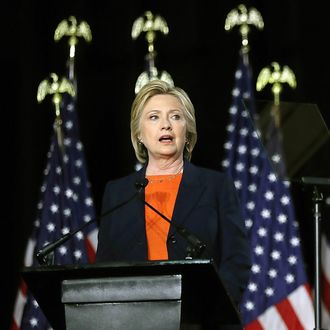 Hillary Clinton Delivers National Security Address In San Diego