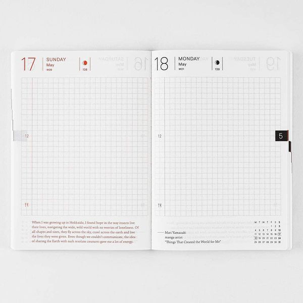 Hobonichi Techo Planner Book A6 Size