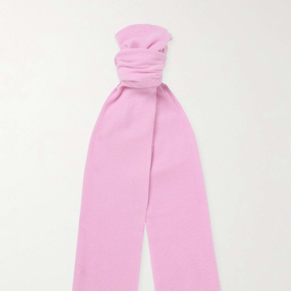 Acne Studios Canada Skinny Fringed Wool Scarf