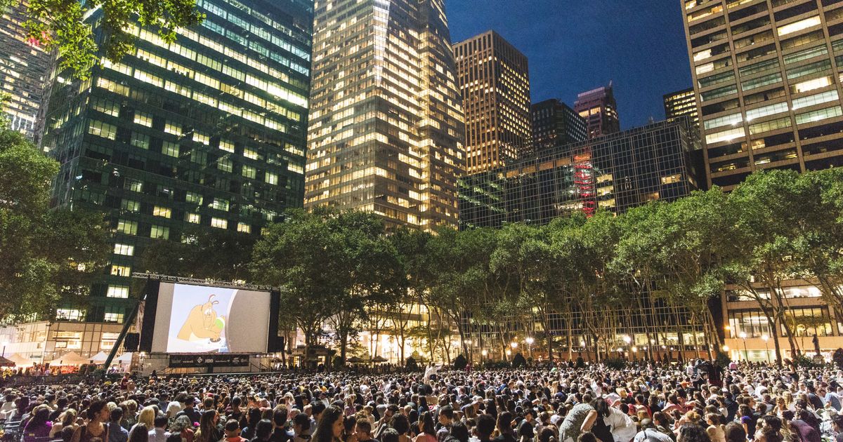 Bryant Park and Movies Go Together Like Peas and Carrots