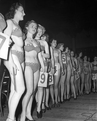 Nudist Contest Pageant - What Sexist Ritual Would Make the Next Great Workout?