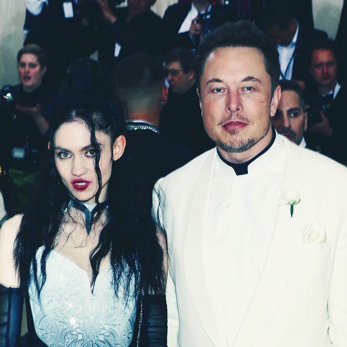 Grimes and Elon Musk.