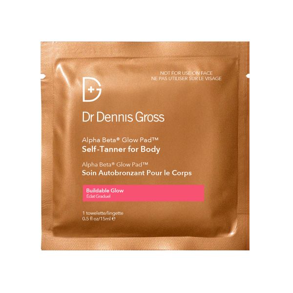 Dr Dennis Gross Skincare Alpha Beta Glow Pad Self-Tanner for Body