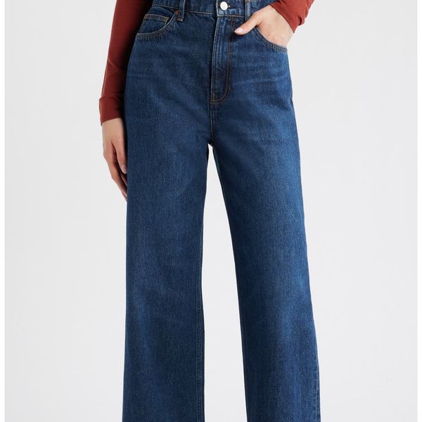 Reformation Cary Slouchy High-Rise Wide-Leg Jeans